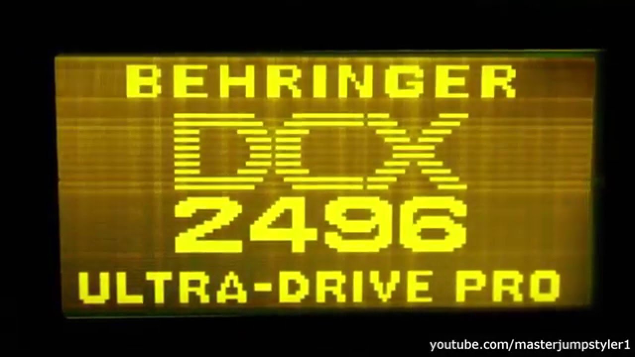 behringer dcx2496 setup